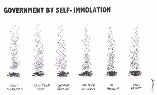 government by self-immolation .....